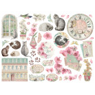 STAMPERIA ORCHIDS AND CATS DIE CUTS DFLDC93
