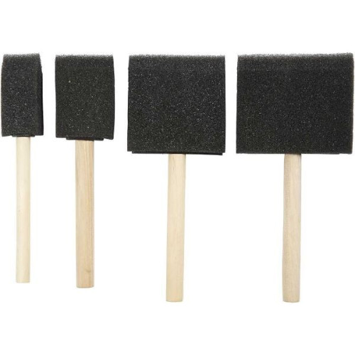 CREATIV DUNAPRENE BRUSH 4 ASSORTED PIECES