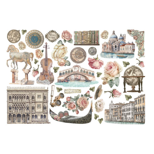 STAMPERIA VENICE EPHEMERA - DFLCT65