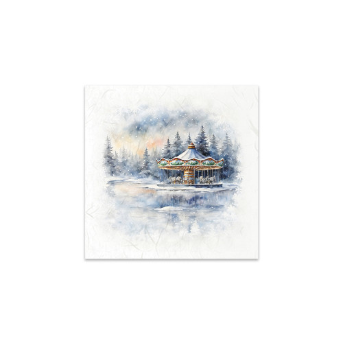 ITD COLLECTION MINI RICE PAPER SET 6PCS 14.8X14.8CM - RSM132