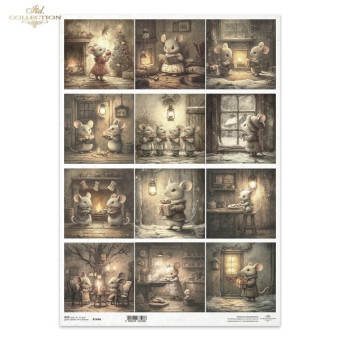 ITD COLLECTION ДЕКУПАЖНА ОРИЗОВА ХАРТИЯ А3 - R1506L