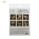 ITD COLLECTION MINI RICE PAPER SET 6PCS 14.8X14.8CM - RSM189