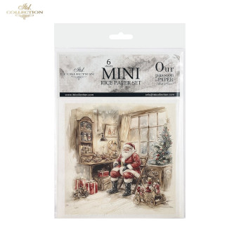 ITD COLLECTION MINI RICE PAPER К-КТ 6БР 14.8X14.8CM - RSM204