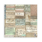 STAMPERIA MUSIC BLOCK PAPER 20.3/20.3 CM - SBBS118