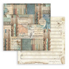 STAMPERIA MUSIC BLOCK PAPER 20.3/20.3 CM - SBBS118