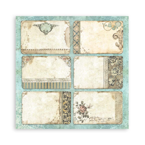STAMPERIA MUSIC BLOCK PAPER 20.3/20.3 CM - SBBS118