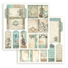 STAMPERIA MUSIC BLOCK PAPER 20.3/20.3 CM - SBBS118