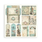 STAMPERIA MUSIC BLOCK PAPER 20.3/20.3 CM - SBBS118