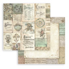 STAMPERIA MUSIC BLOCK PAPER 20.3/20.3 CM - SBBS118
