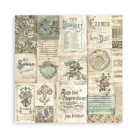 STAMPERIA MUSIC BLOCK PAPER 20.3/20.3 CM - SBBS118