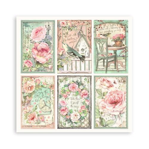 STAMPERIA HOUSE OF ROSES БЛОКЧЕ 20,3/20,3 СМ - SBBSXB11