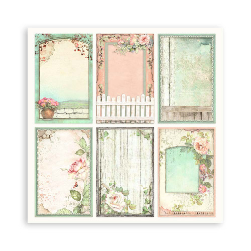 STAMPERIA HOUSE OF ROSES БЛОКЧЕ 20,3/20,3 СМ - SBBSXB11