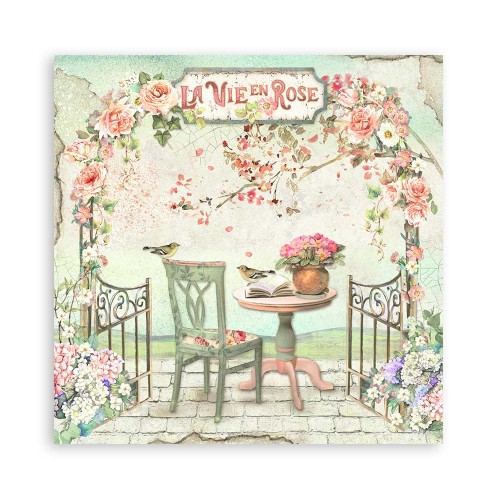 STAMPERIA HOUSE OF ROSES BLOCK 30.5/30.5 CM - SBBXLB23