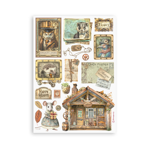 STAMPERIA ALTEREGO WASHI PAD 8 ЛИСТА A5 -SBW12