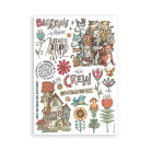 STAMPERIA FURRY FRIENDS WASHI PAD 8 SHEETS A5 - SBW25