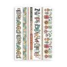 STAMPERIA FURRY FRIENDS WASHI PAD 8 SHEETS A5 - SBW25