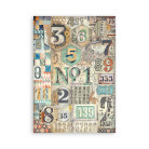 STAMPERIA FURRY FRIENDS WASHI PAD 8 SHEETS A5 - SBW25