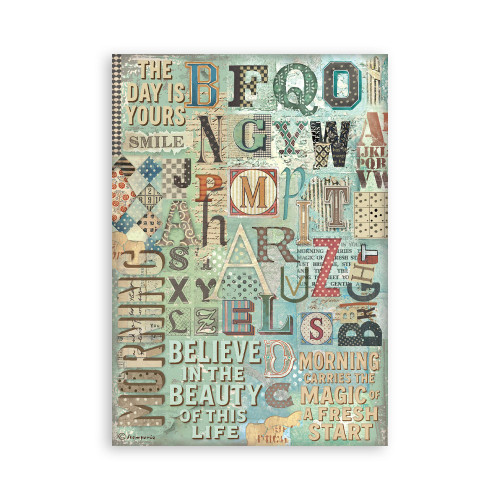 STAMPERIA FURRY FRIENDS WASHI PAD 8 SHEETS A5 - SBW25
