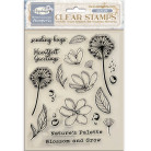 STAMPERIA DEWDROPS SILICONE STAMP 14/18CM - WTK207