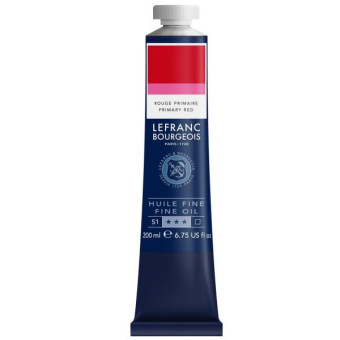 L&B OIL PAINT FINE 200 ML - BASIC RED 301816