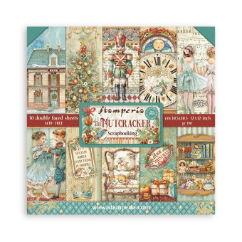 STAMPERIA THE NUTCRACKER BLOCK 30.5/30.5 CM - SBBL158