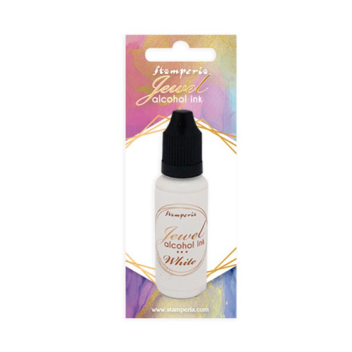 STAMPERIA JEWEL ALCOHOL INK 18 ML - KAD001 WHITE