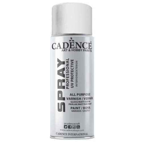 CADENCE AEROSOL ACRYLIC VARNISH WITH UV PROTECTION - GLOSS 400 ML. 000