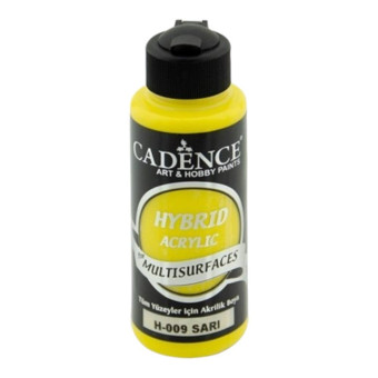CADENCE АКРИЛНА БОЯ HYBRID 120 МЛ. - YELLOW H-009