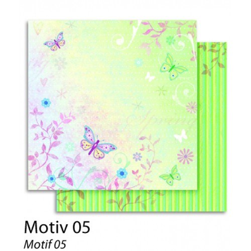FOLIA DESIGN PAPER 30.5/30.5 190 G. FLOWERS 05
