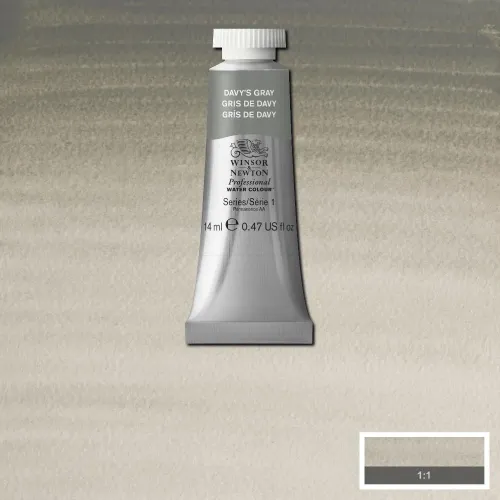 W&N АКВАРЕЛНА БОЯ PROFESSIONAL 14 МЛ - DAVY'S GRAY