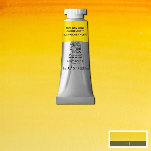 W&N WATERCOLOUR PAINT PROFESSIONAL 14 ML - NEW GAMBOGE
