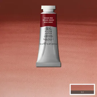 W&N АКВАРЕЛНА БОЯ PROFESSIONAL 14 МЛ - INDIAN RED