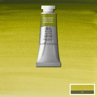 W&N АКВАРЕЛНА БОЯ PROFESSIONAL 14 МЛ - OLIVE GREEN