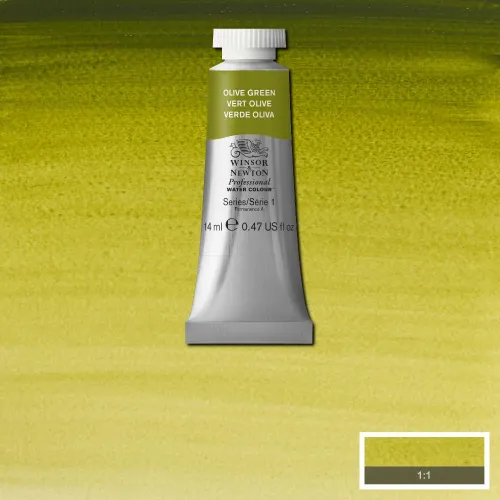 W&N АКВАРЕЛНА БОЯ PROFESSIONAL 14 МЛ - OLIVE GREEN