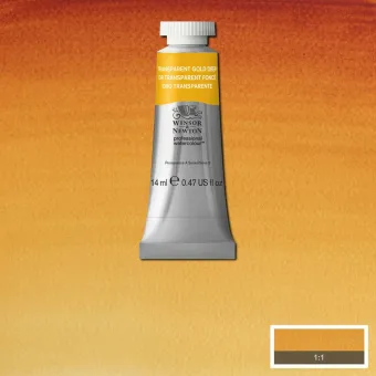 W&N АКВАРЕЛНА БОЯ PROFESSIONAL 14 МЛ -TRANSPARENT GOLD DEEP