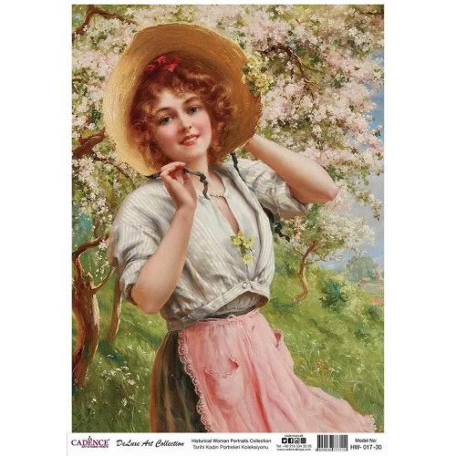CADENCE DECOUPAGE RICE PAPER A3 - HW-017-30