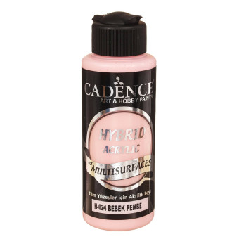 CADENCE АКРИЛНА БОЯ HYBRID 120 МЛ. - BABY PINK H-024