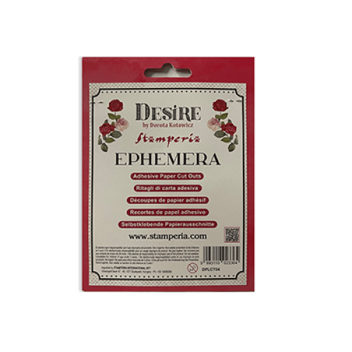 STAMPERIA КАРТОНЕНИ ФИГУРКИ ЗА ДЕКОРАЦИЯ DFLCT04
