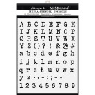 STAMPERIA MEDIA STENCIL - TEMPLATE 20 X 25 CM - KSTD061