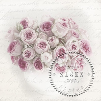 SAGEN VINTAGE NAPKINS FOR DECOUPAGE 33/33 CM - 80062