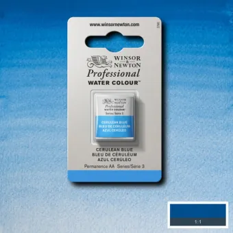 W&N АКВАРЕЛНА БОЯ PROFESSIONAL H/PAN- CERULEAN BLUE