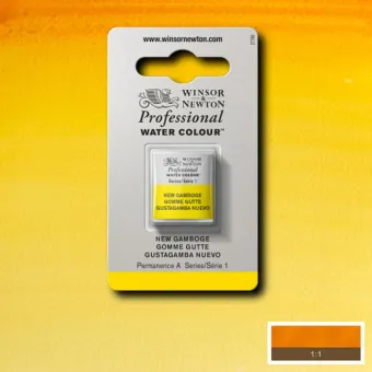 W&N АКВАРЕЛНА БОЯ PROFESSIONAL H/PAN - NEW GAMBOGE