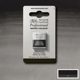 W&N АКВАРЕЛНА БОЯ PROFESSIONAL H/PAN - LAMP BLACK