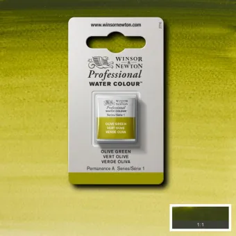 W&N АКВАРЕЛНА БОЯ PROFESSIONAL H/PAN - OLIVE GREEN