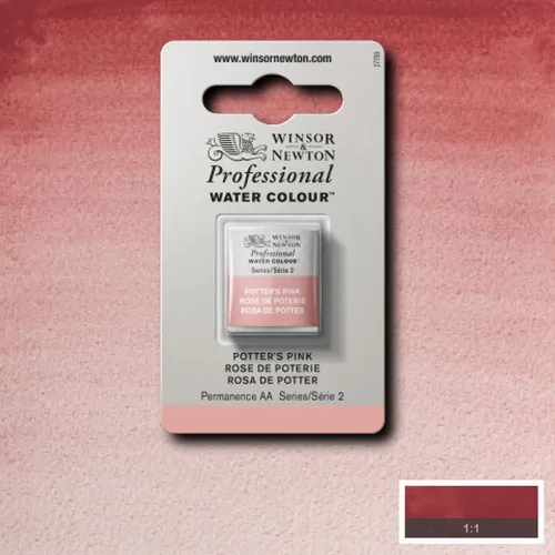 W&N АКВАРЕЛНА БОЯ PROFESSIONAL H/PAN - POTTER PINK