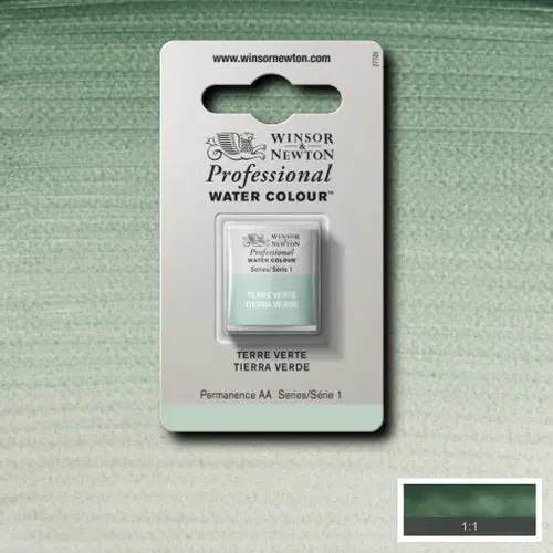 W&N WATERCOLOUR PAINT PROFESSIONAL H/PAN - TERRE VERTE