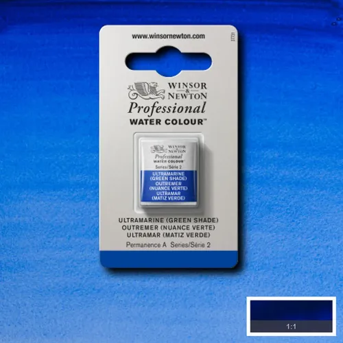 W&N АКВАРЕЛНА БОЯ PROFESSIONAL H/PAN - ULTRAMARINE GREEN SH