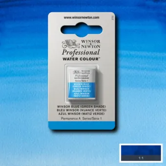 W&N АКВАРЕЛНА БОЯ PROFESSIONAL H/PAN - WINSOR BLUE GREEN SH