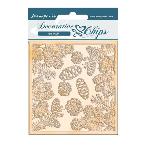 STAMPERIA ELEMENTS FROM CARDSTOCK 14/14CM SCB102