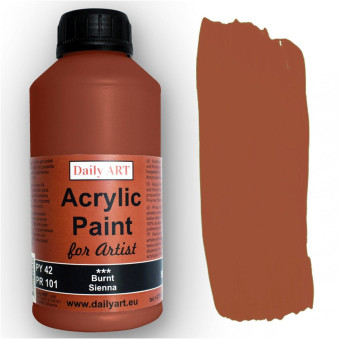 DAILY ART ACRYLIC PAINT 500 ML - BURNT SIENNA DA19102162